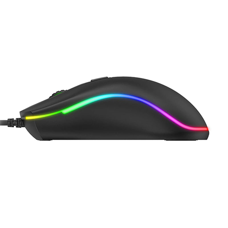 Mouse Gamer Havit HV-MS72 1200 DPI 4 Botões RGB Preto