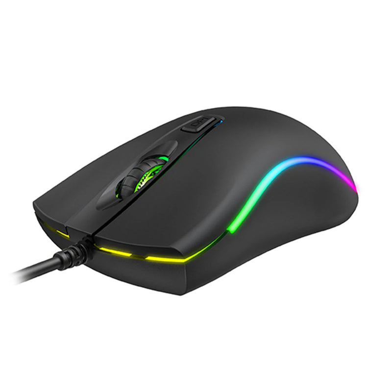 Mouse Gamer Havit HV-MS72 1200 DPI 4 Botões RGB Preto