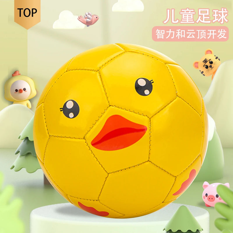 Bola de brinquedo em desenho animado/inteligência infantil/proteção ambiental/2 bolas de futebol