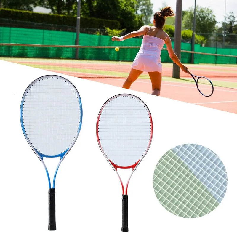 Red Blue Child Tennis Racket Training Professional Tennis Racquet Parent Child Interactive Shockproof Beginner Racquet Unisex