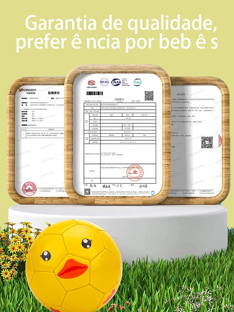 Bola de brinquedo em desenho animado/inteligência infantil/proteção ambiental/2 bolas de futebol